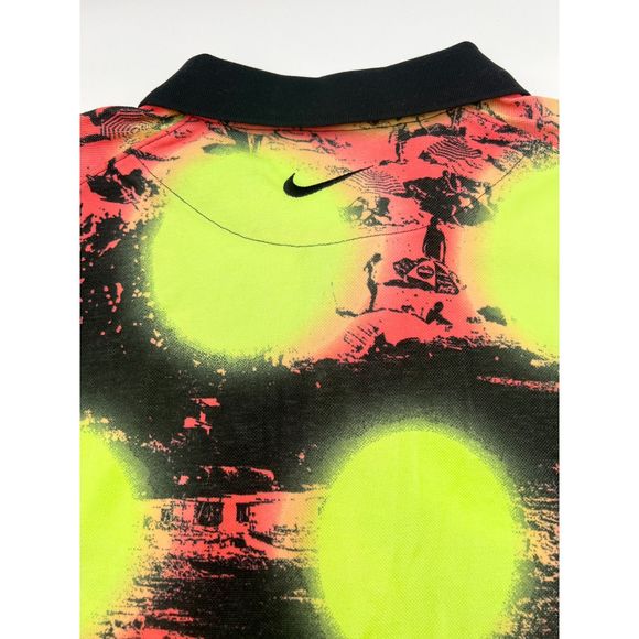 The Nike Polo Printed Slim-Fit Polo Tennis Men's XL NWT $85 - Picture 8 of 9